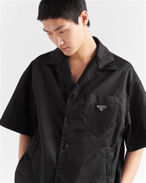 prada nylon short sleeve shirt